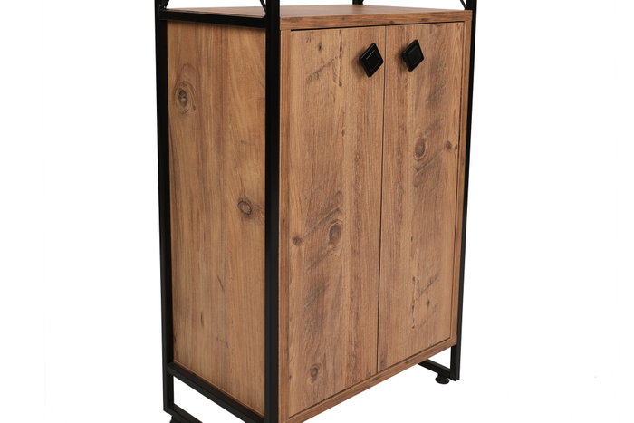 Hanah Home Tervel - Pine Estantería Industrial
